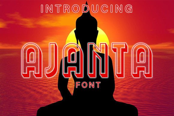 Ajanta: A Refined 3D Display Font for Digital Branding