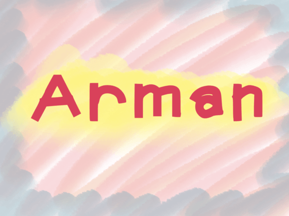 Arman: A Display Font That Earns Its Space
