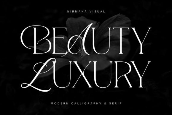 Beauty Luxury: A Contemporary Display Font That Just Works