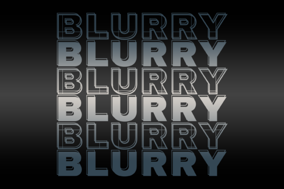 Blurry: A Display Font That Softens the Edges of Digital Design