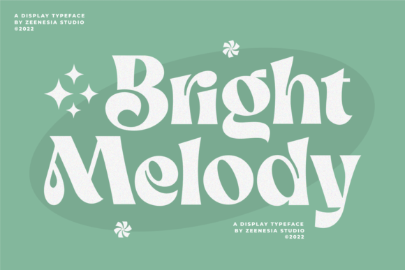 Bright Melody: A Vintage-Inspired Display Font for Editorial Impact