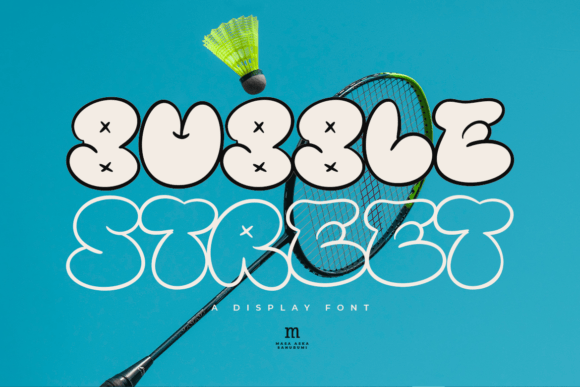 Bubble Street: A Playful Display Font for Digital Branding