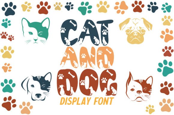 Cat and Dog: A Playful Display Font for Joyful Editorial Moments