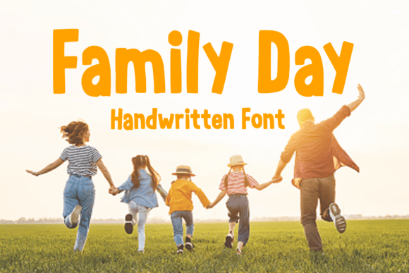 Family Day Font: A Display Typeface That Feels Like a Warm Invitation