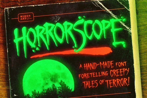 Horror Scope: A Display Font That Delivers Spine-Tingling Impact