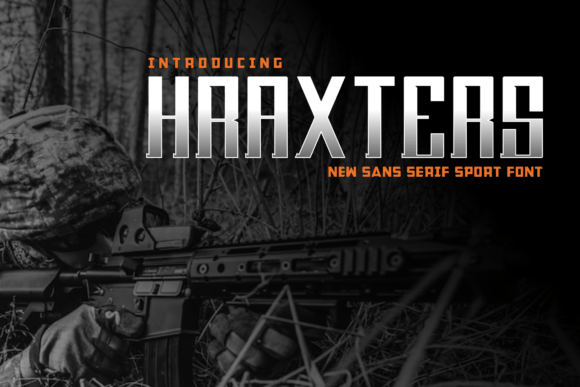Hraxters: A Display Font That Makes Your Brand Instantly Cooler