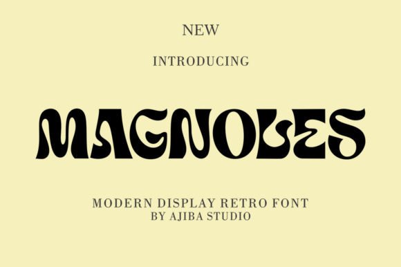 Magnoles: A Display Font That Adds Retro Charm to Your Brand