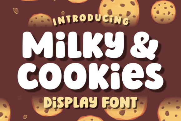 Milky and Cookies: A Playful Display Font That Actually Works