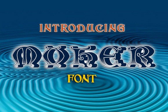 Moher: A Celtic Display Typeface That Commands Attention