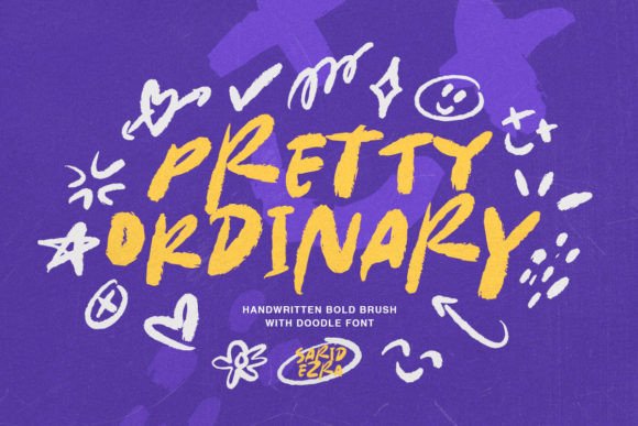 Pretty Ordinary: A Bold, Quirky Display Font for Digital Brands