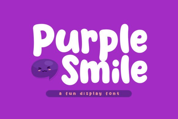 Purple Smile: A Playful Display Font That Actually Works