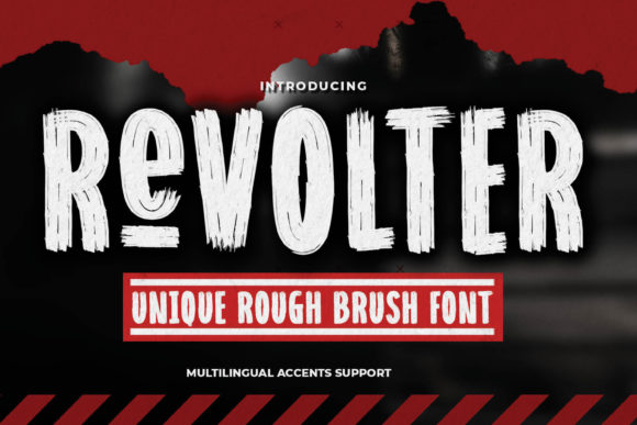 Revolter: A Distinctive Display Font for Small Business Branding