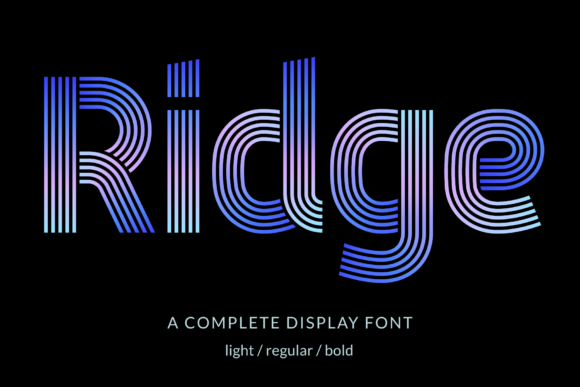 Ridge 5: A Display Font That Actually Works in Real Campaigns