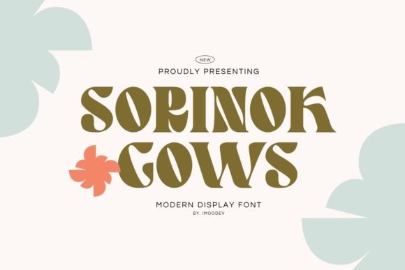 Sorinok Gows: A Feminine Display Font That Elevates Brand Voice